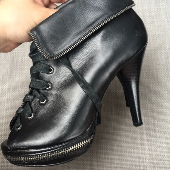 Open Toe Booties - Picture 5 of 9